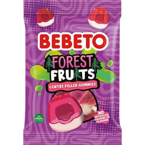 Forest Fruit Gummy Candy 130g Bebeto Pack of 10