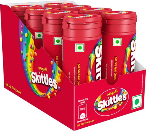Fruit Candy Bottle 30g Skittles Pack of 12