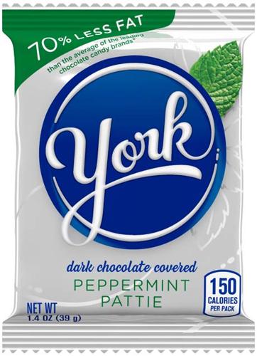 Dark Chocolate Peppermint Pattie 39g York Pack of 36
