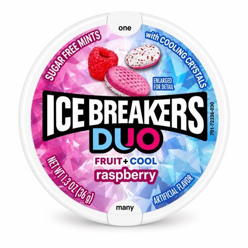 Duo Raspberry Mints Ice Breakers Pack of 8