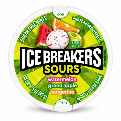 Sour Fruit Mints Ice Breakers Pack of 8