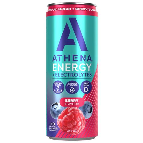 Energy & Electrolyte Drink Berry 355ml Athena Pack of 12
