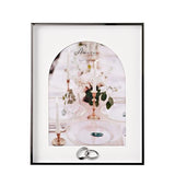 Amore Box Arch Photo Frame With Rings 6x8in