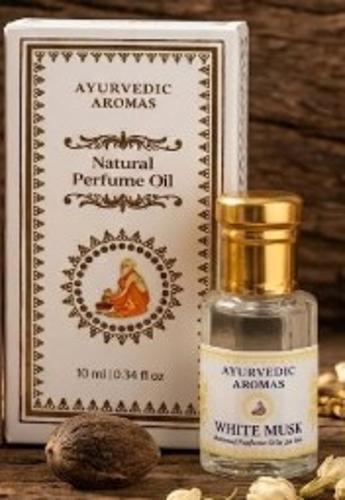 Perfume Oil 10ml - Ayurvedic White Musk - Pack of 4