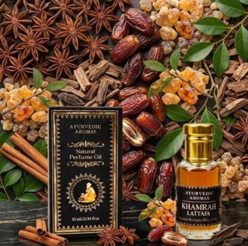 Perfume Oil 10ml - Ayurvedic Khamrah - Pack of 4