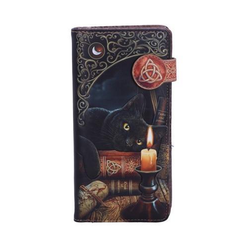Lisa Parker Witching Hour Cat Witch Purse Black 18.5cm - Nemesis Now