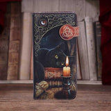 Lisa Parker Witching Hour Cat Witch Purse Black 18.5cm - Nemesis Now