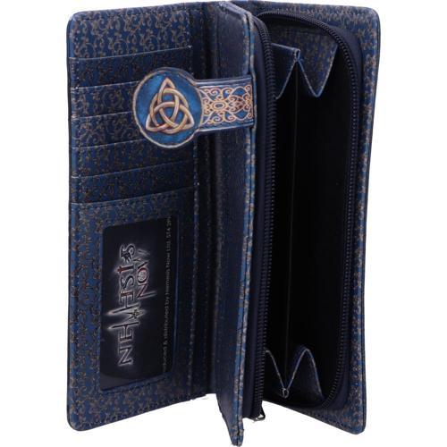 Lisa Parker A Brush With Magick Cat Purse Navy 18.5cm - Nemesis Now