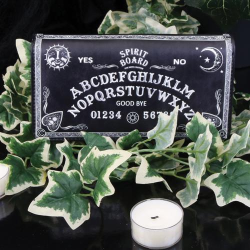 Spirit Board Embossed Purse Ouija Wallet Black 18.5cm - Nemesis Now
