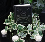 Embossed Journal Black and White Spirit Board 17cm - Nemesis Now