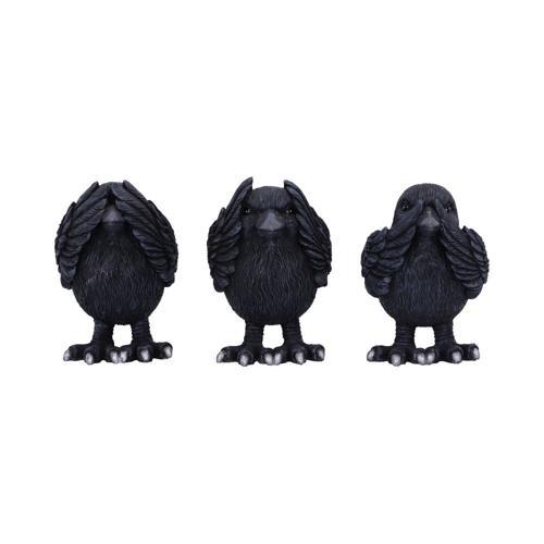 Three Wise Ravens 8.7cm - Nemesis Now