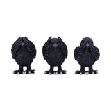 Three Wise Ravens 8.7cm - Nemesis Now