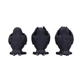 Three Wise Ravens 8.7cm - Nemesis Now