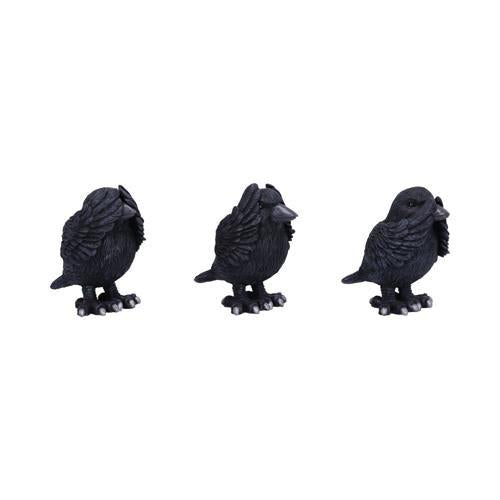 Three Wise Ravens 8.7cm - Nemesis Now
