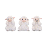 Three Wise Sheep 8.5cm - Nemesis Now