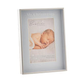 Baby Photo Frame - Bambino Christening Day Blue 4x6in