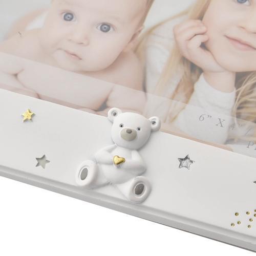Baby Photo Frame - Bambino Resin Me & My Sister 6x4in