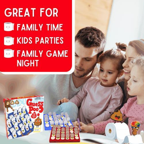 Guess Poo? Family Board Game - Pack of 2