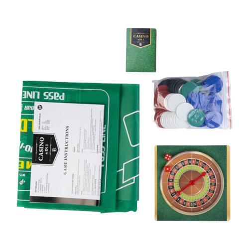 4-in-1 Casino Game Set