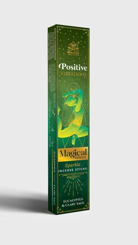 Sparkle Incense 20g - Himalaya Positive Vibrations Eucalyptus & Clary Sage