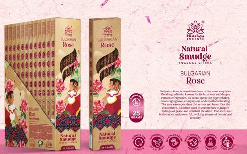 Smudge Incense 25g - Himalaya Bulgarian Rose