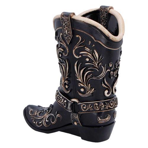 Wild West Cowboy Boot Pen Pot 17cm - Nemesis Now