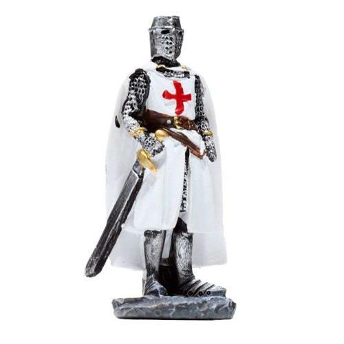 Crusader Knight Protector Figurine - Pack of 4