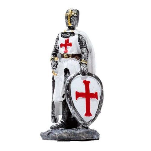 Crusader Knight Protector Figurine - Pack of 4