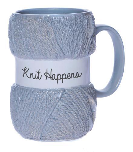 Knitting Mug - Knit Happens - Pack of 2