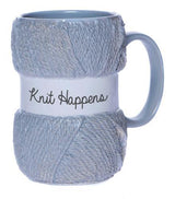 Knitting Mug - Knit Happens - Pack of 2