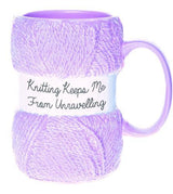 Knitting Mug - Unravelling - Pack of 2