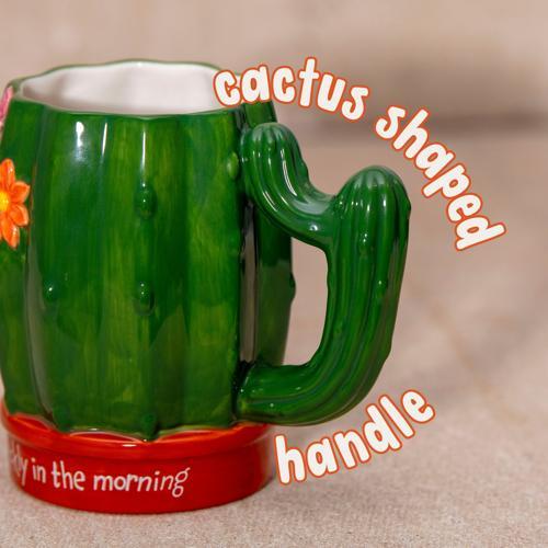 Cactus Mug 18oz - Prickly in the Morning - Pack of 2