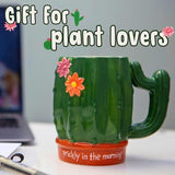 Cactus Mug 18oz - Prickly in the Morning - Pack of 2