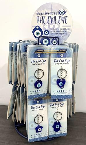 Evil Eye Keyring Circle - Pack of 6