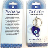 Evil Eye Keyring Heart - Pack of 6