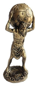 Bronze Atlas Statue - Greco Roman