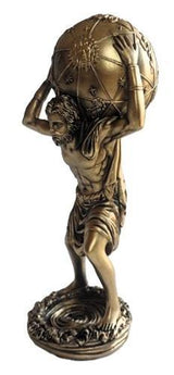 Bronze Atlas Statue - Greco Roman