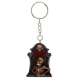 RIP Skeleton Tombstone Keyring - Pack of 6