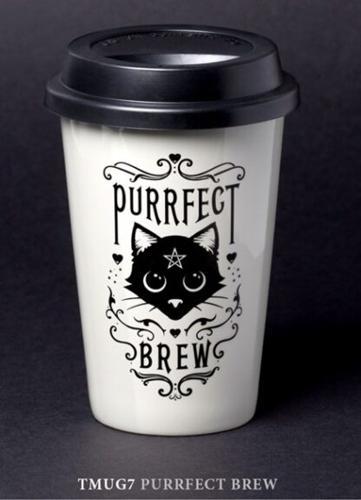 Ceramic Travel Mug - Alchemy Purrfect Brew