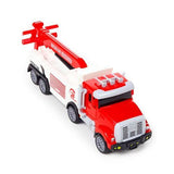 Construction Rescue Truck with Crane Friction Toy