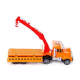 Construction Rescue Truck with Crane Friction Toy