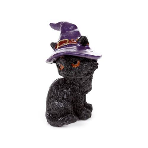 Witches Magical Black Cat Resin Figures - Pack of 12