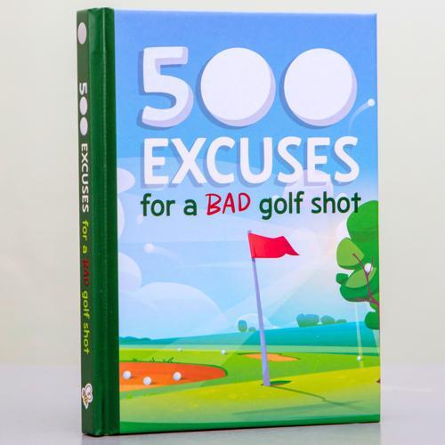 Golf Humour Book - 500 Excuses for a Bad Golf Shot - Pack of 6
