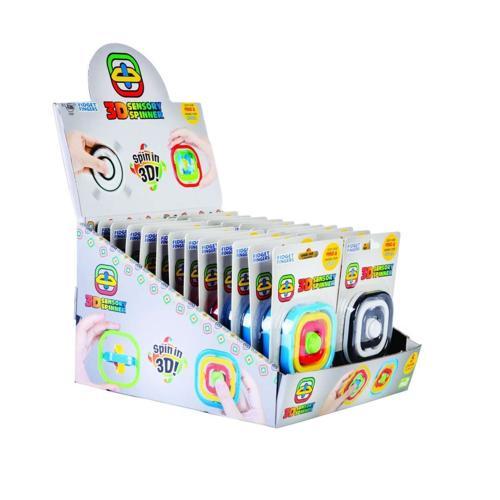 3D Sensory Fidget Spinner - Pack of 24