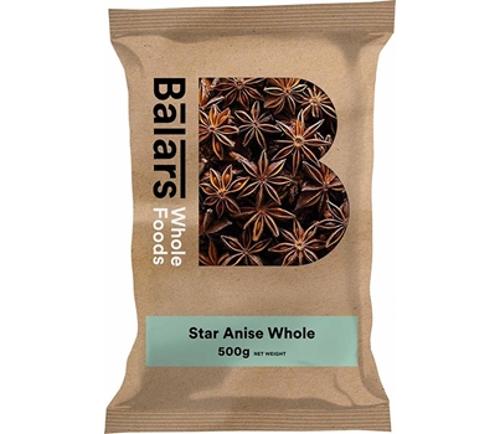STAR ANISE WHOLE 500GM  - Balars