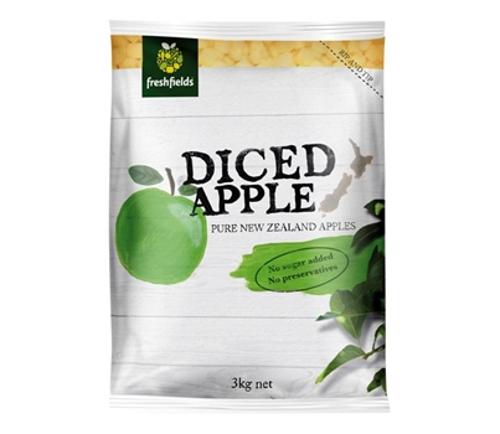 APPLES DICED POUCH 3KG  - Fresh Fields