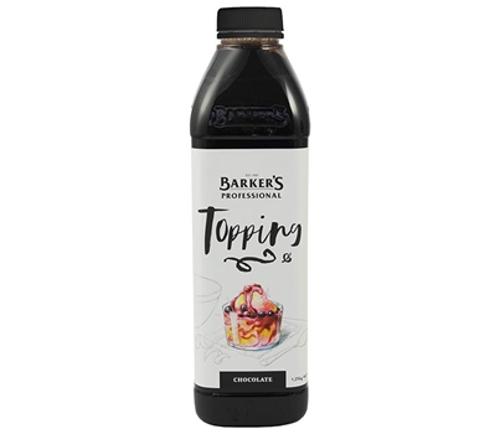 SAUCE/TOPPING DESSERT CHOCOLATE 1.25KG  - Barkers