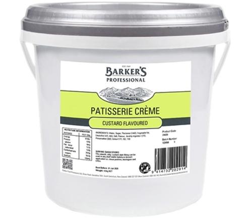 PATISSERIE CUSTARD CREME 4.5KG  - Barkers
