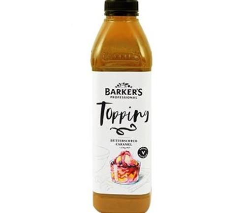 TOPPING BUTTERSCOTCH CARAMEL 1.25KG  - Barkers