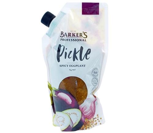 EGGPLANT PICKLE SPICY 1KG  - Barkers